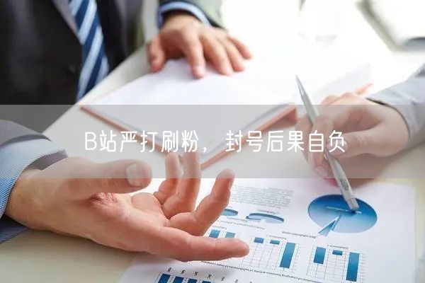 B站严打刷粉，封号后果自负
