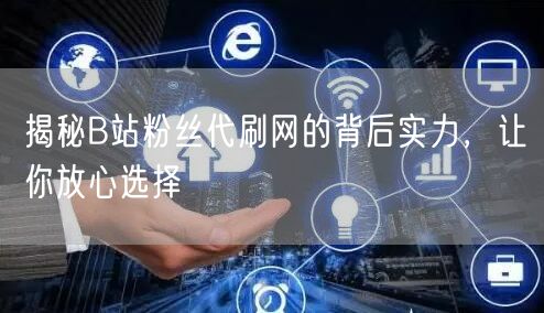 揭秘B站粉丝代刷网的背后实力，让你放心选择