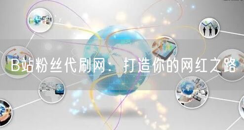 B站粉丝代刷网：打造你的网红之路