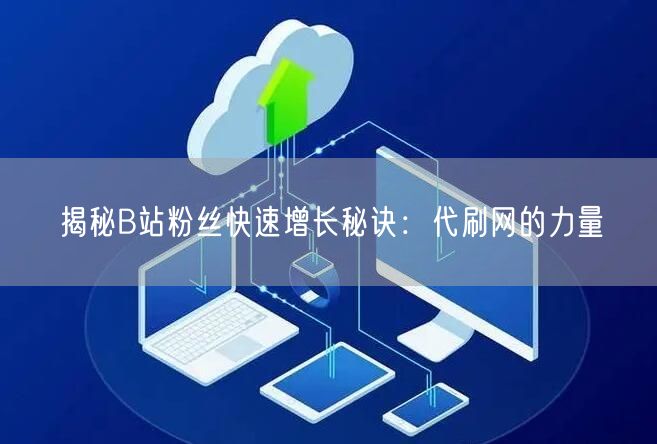 揭秘B站粉丝快速增长秘诀：代刷网的力量